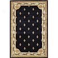 Kas Oriental Rugs. Inc. Jewe1 8 X 11 Jewel Navy Yellow flag Area Rugs