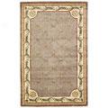 Kas Oriental Rugs. Inc. Jewel 2 X 3 Jewel Taupe Fleur-de-lis Area Rugs