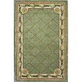 Kas Oriental Rugs. Inc. Jewel 8 X 11 Jewel Sage Fleur-de-lis Area Rugs