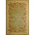 Kas Oriental Rugs. Inc. Gem 2 X 10 Runner Jewsl Sage Green Floral Trellis Area Rugs