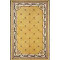 Kas Oriental Rugs. Inc. Jewel 2 X 3 Jewel Gold Fleur-de-lis Area Rugs