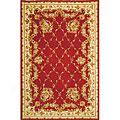 Kas Oriental Rugs. Inc. Jewel 2 X 3 Jewel Crimson Floral Trellis Area Rugs