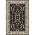 Kas Oriental Rugs. Inc. Kensington 9 X 13 Kensinngton Black/ivory Kashan Area Rugs