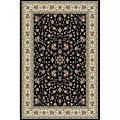 Kas Eastern Rugs. Inf. Kensington 9 X 13 Kensington Black/ivory Floral Vines Area Rugs