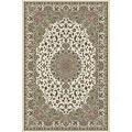 Kas Oriental Rugs. Inc. Kensington 2 X 4 Kensington Ivory Regal Medallion Region Rugs