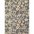 Kas Oriental Rugs. Inc. Legacy Round 5 Ft Legacy Wedgewood/ivory Retro Floral Area Rugs