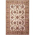 Kas Oriental Rugs. Inc. Mandalay Round 5 X 5 Manalay Ivory/gold Mahal Area Rugs