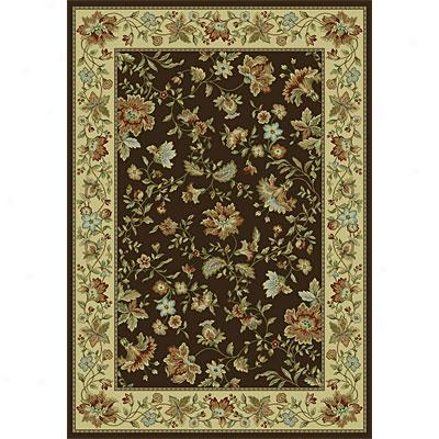 Kas Oriental Rugs. Inc. Monte Carlo Ii 5 X 8 Monte Carlo Ii Mocha/ivory Maya Floral Area Rugs