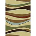 Kas Orienta lRugs. Inc. Monte Carlo Iii 3 X 4 Monte Carlo Ii Multicolor Retro Waves Area Rugs