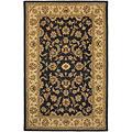 Kas Orirntal Rugs. Inc. Patina Round 5 X 5 Patina Black/beige Agra Atea Rugs