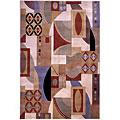 Kas OrientalR ugs. Inc. Pellagio 2 X 3 Pellagio Ivory Stainglass Arywork Area Rugs