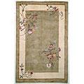 Kas Oriental Rugs. Inc. Ruby 2 X 4 Ruby Sage Bouquet Area Rugs