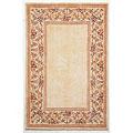 Kas Oriental Rugs. Inc. Ruby 8 X 10 Ruby Ivory/ivory Floral Bord3r Area Rugs