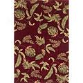 Kas Oriental Rugs. Inc. Ruby 2 X 4 Ruby Ruby Tropic Surprise Area Rugs