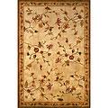 Kas Orkental Rugs. Inc. Ruby 3 X 5 Ruby Ivory/ivory Floral Delight Area Rugs