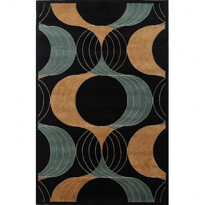 Kas Oriental Rugs. Inc. Signature 6 Round Signature Black Prism Views Area Rugs