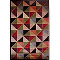 Kas Eastern Rugs. Icm. Signature 9 X 13 Signature Multi-color Kaleidescope Area Rugs