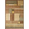 Kas Oriental Rugs. Inc. Signature Round 5 Ft Signature Beige/sage Zen Ways Area Rugs