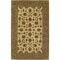 Kas Oriental Rugs. Inc. Taj Palace 5 X 8 Taj Palace Ivory/coffee Kashan Area Rugs