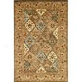 Kas Oriental Rugs. Inc. Taj Palace Runner 2 X 8 Taj Palace Multi/coffee Panel Area Rugs