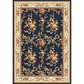 Kas Oriental Rugs. Inc. Venetian Runner 2 X 7 Venetian Charcoal/ivory Floral Ribbons Area Rugs