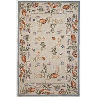 Kas Oriental Rugs. Inc.-Winslow 10 X 14 Winslow Pale Green Seashells Area Rgus