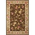 Kas Oriental Rugs. Inc. Winslow 8 X 11 Winslow Mocha/coffee Sophia Floral Area Rugs