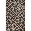 Klaussner Home Furnishings Coffee Shop 8 X 11 Chocolate Brown/blue Region Rugs