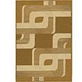 Klaussner Home Furnishings Turn It Up 8 X 10 Gold Area Rugs