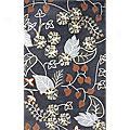 Klaussner Home Furnishings Grey Floral 5 X 8 Grey Floral Area Rugs