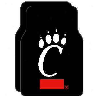 Logo Rugs Cincinnati University Cincinnatti Entry Mat 2 X 2 Area Rugs