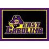 Logo Rugs East Caroliha Unoversity East Carolina Area Rug 3 X 5 Area Rugs