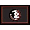 Logo Rygs FloridaS tate University Florida State Area Rug 3 X 5 Area Rugs