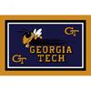 Logo Rugs Georgia Tech University Georgia Tech Area Rug 3 X 5 Area Rugs