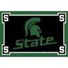 Logo Rugs Michigan State University Michigan State Region Rug 3 X 5 Area Rugs