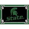 Logo Rugs Michigan State University Michigan State Area Rug 4 X 6 Area Rugs