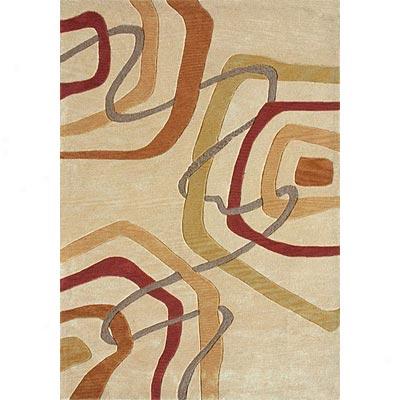 Loloi Rugs Abacus 4 X 6 Light Gold Area Rugs