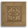 Marazzi I Metalli Di Marazzi Corner/insert 4 X 4 Fleur De Lis Floor Antique Gold Tile & Stone