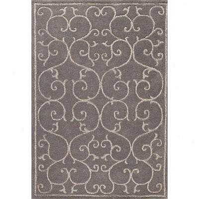 Mat The Basics Annapurna 6 X 8 Grey Area Rugs