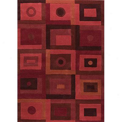 Mat The Basics Berlin 5 X 7 Red Area Rugs