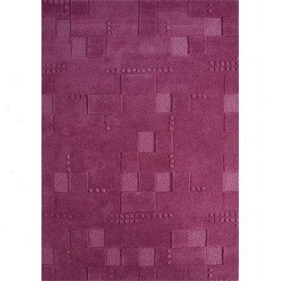 Mat The Basics Miami 5 X 7 Fuchsia Area Rugs