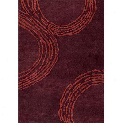 Mat The Basics Pamplona 5.6 X 7.1 Plum Area Rugs