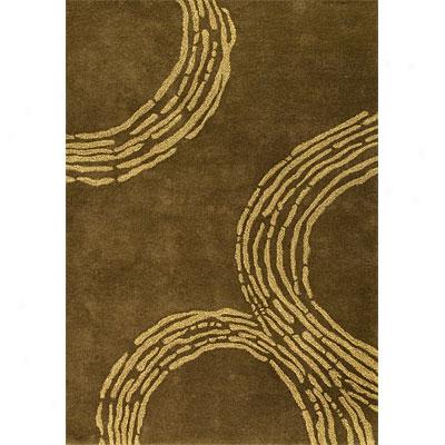 Mat The Basics Pamplona 5.6 X 7.1 Olive Green Region Rugs