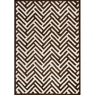 Mat The Basics Portland 5 X 7 Brown Area Rugs