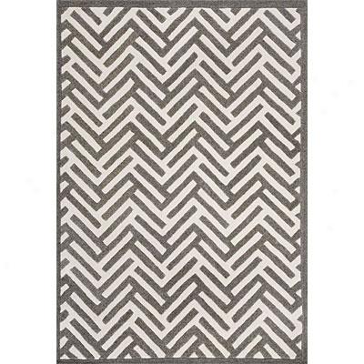 Mat The Basics Portland 5 X 7 Grey Area Rugs