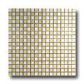 Metal Border Pure Metal Mosaic .5 X .5 Scacchi Oro Tile & Stone