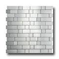 Metal Border Pure Metzl Naxs Mosaic Levigato/sanded Tile & Stone