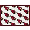 Milliken Arizona Cardinals 5 X 8 Arizona Cardinals Repeat Area Rugs