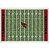 Milliken Arizona Cardinals 5 X 8 Arizona Cardinals Field Region Rugs