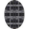 Milliken Aura 4 X 5 Oval Charcoal Area Rugs